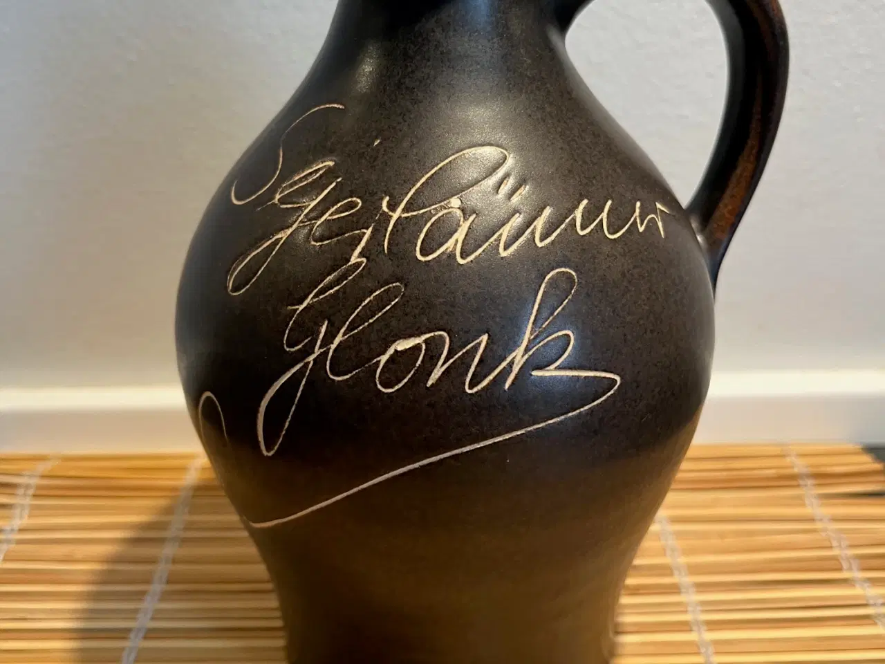 Billede 4 - Vintage Müller & Co. Keramikflaske – Tysk Samlerob