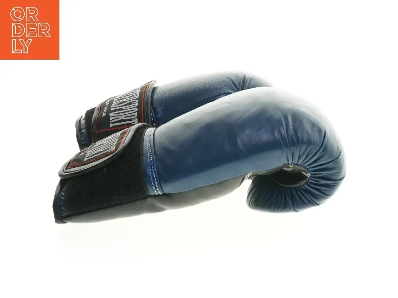 Billede 3 - Blå boksehandsker fra Fightersport (str. 28x17,5x12,5 cm)