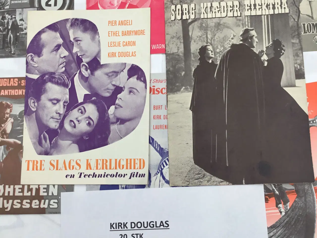 Billede 4 - Filmprogrammer 20 X KIRK DOUGLAS - Se Rabat
