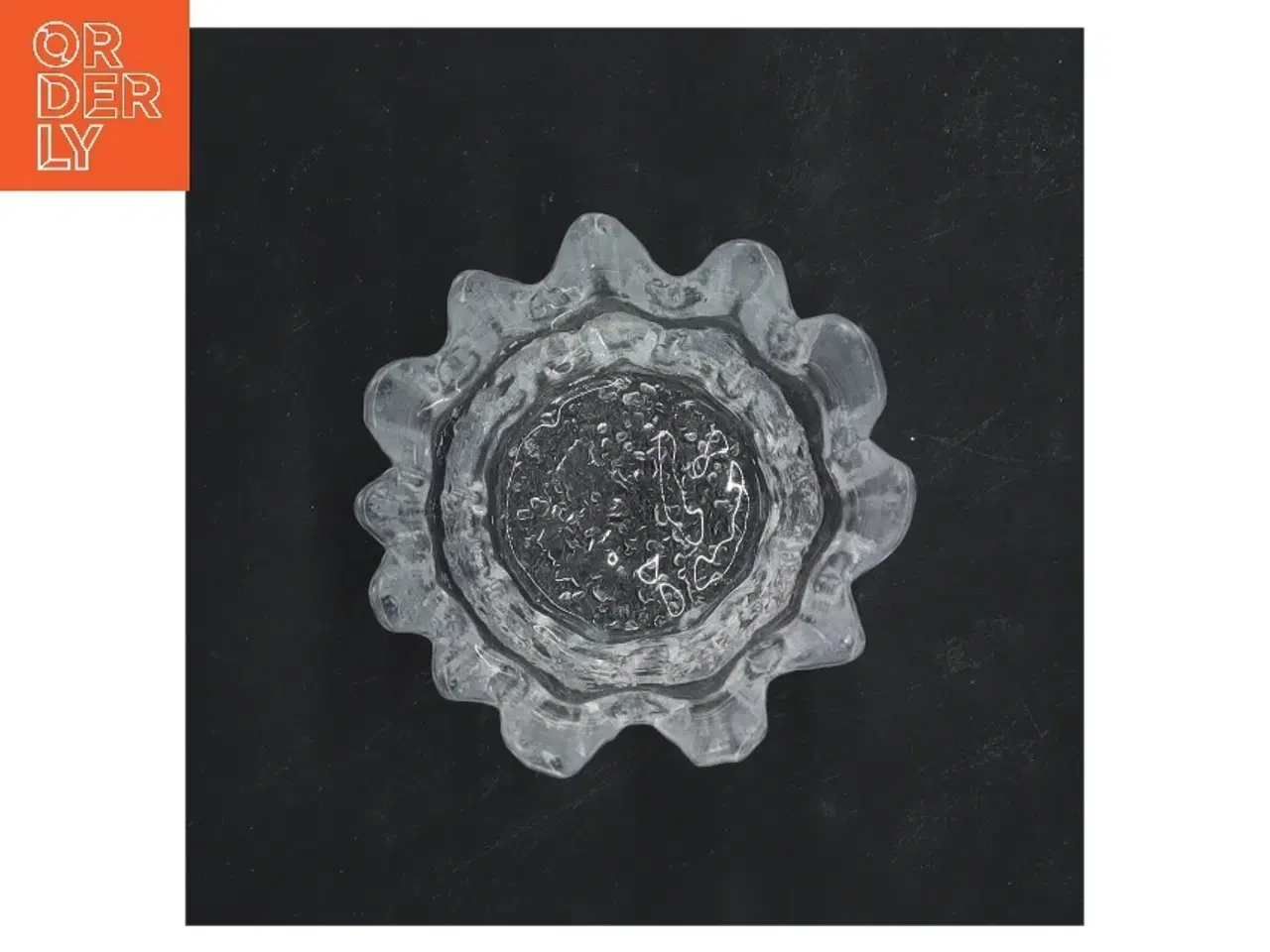 Billede 4 - Lysestage i glas (str. Ø 8x7,5 cm)