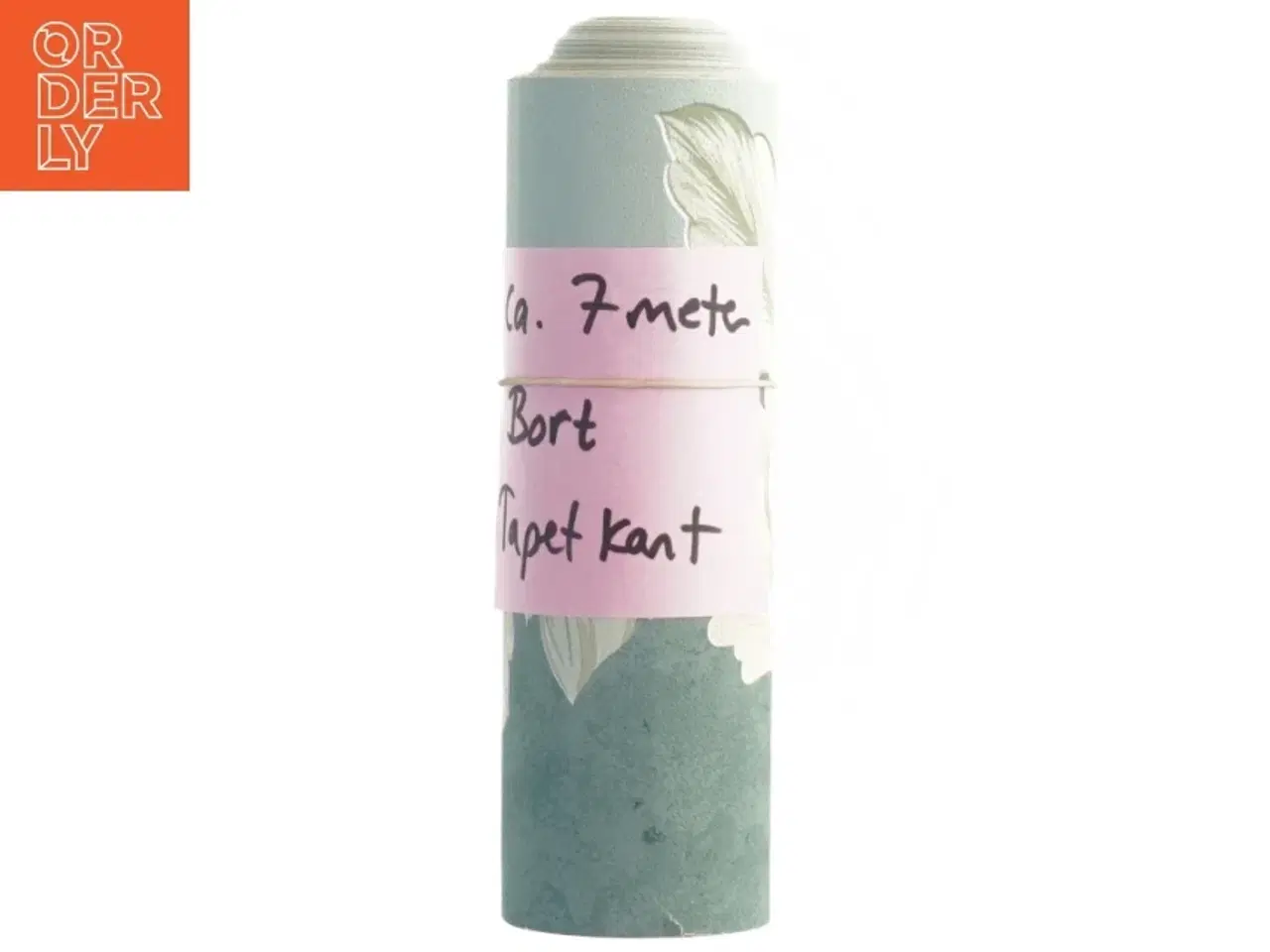 Billede 1 - Tapetkant med blomstermønster (str. 7. meter)