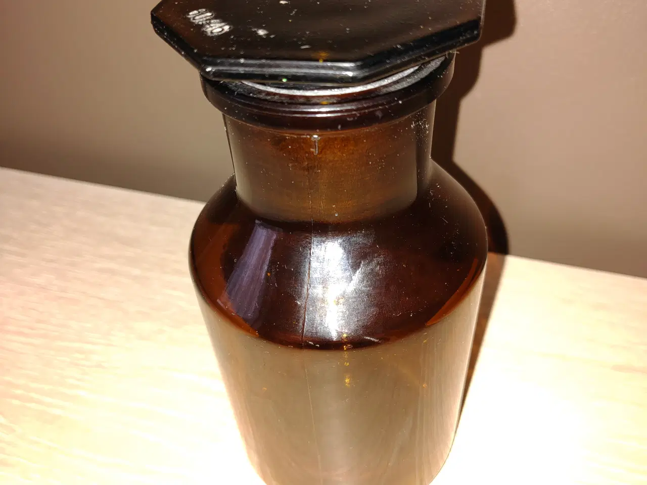 Billede 2 - Flot gammel apotekerglas