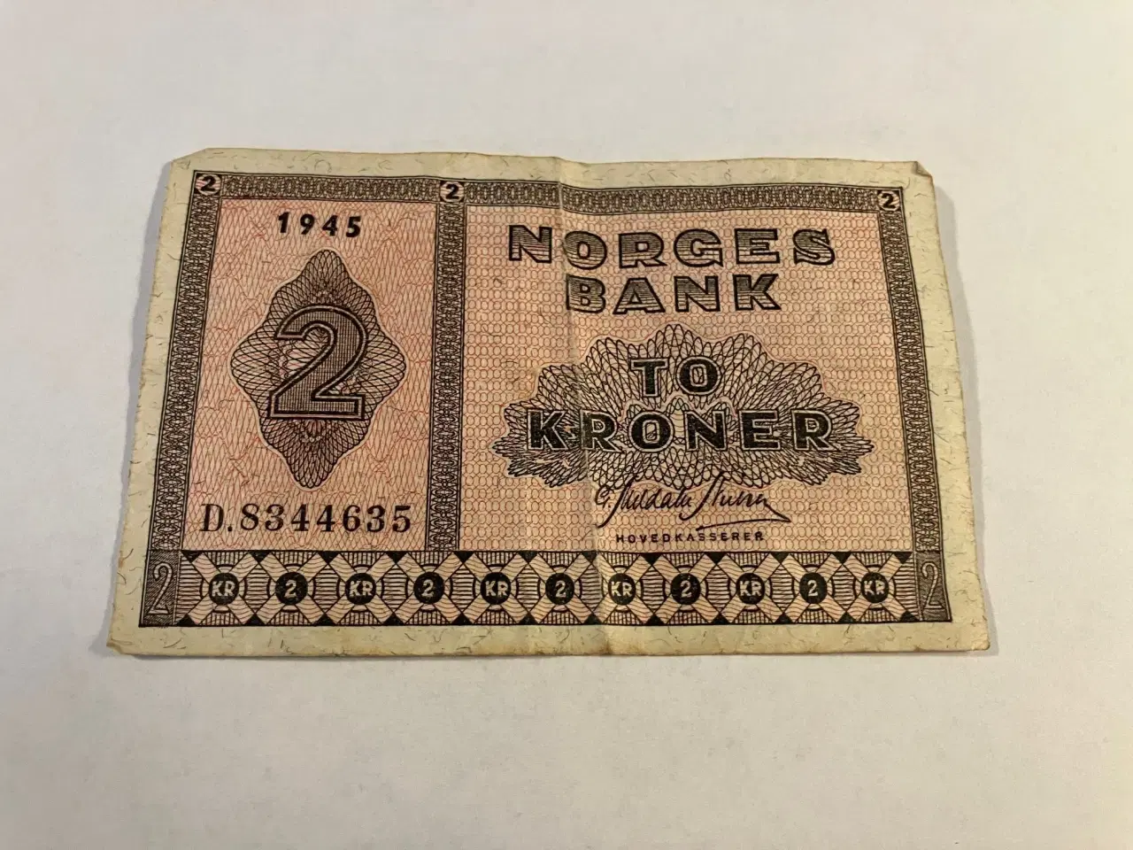 Billede 1 - 2 Kroner 1945 Norge