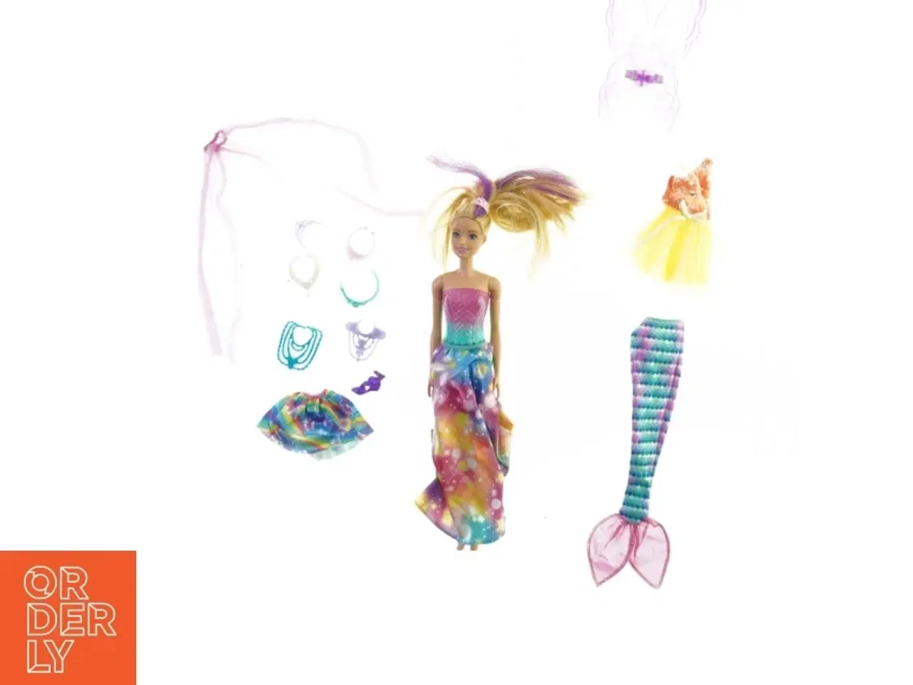 Billede 2 - Barbie med tilbehør fra Barbie (str. 30 x 6 cm)