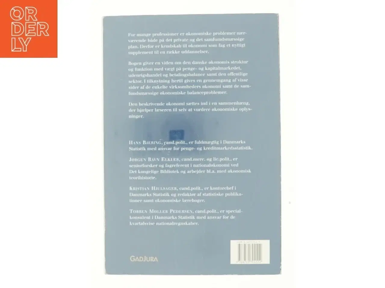 Billede 2 - Centrale dele af den beskrivende økonomi af Hans Bjering (Bog)
