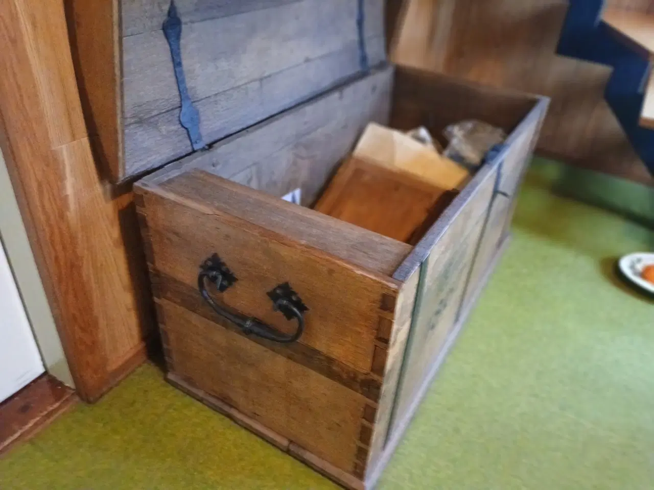 Billede 3 - Egetræs Dragskiste