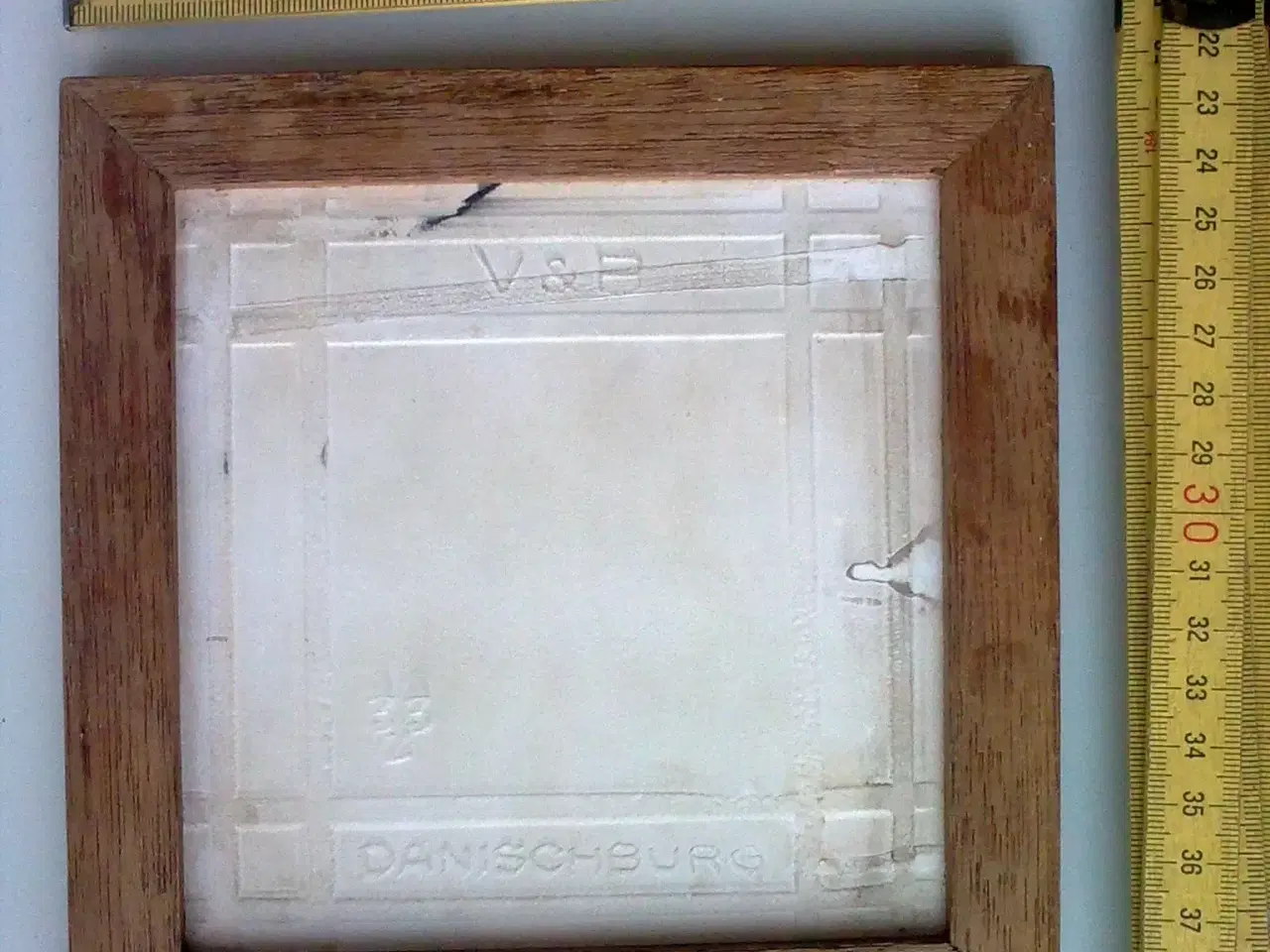 Billede 2 - Danischburg flise bordskåner varmebrik 1950rne