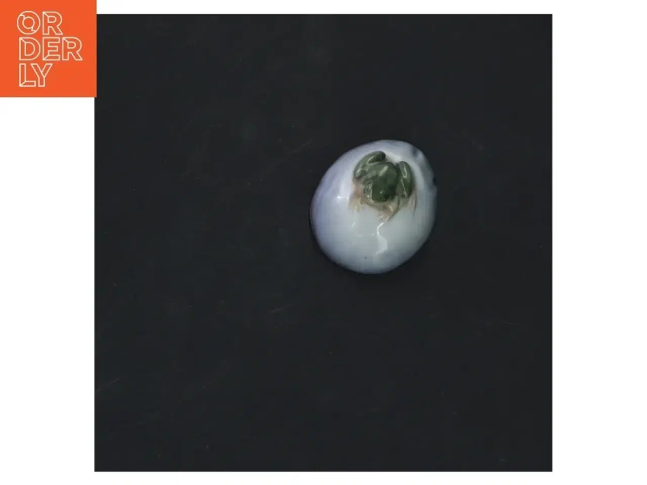 Billede 3 - Lille porcelænsfigur med frø på sten 507 Royal Copenhagen (str. 4x4 cm)