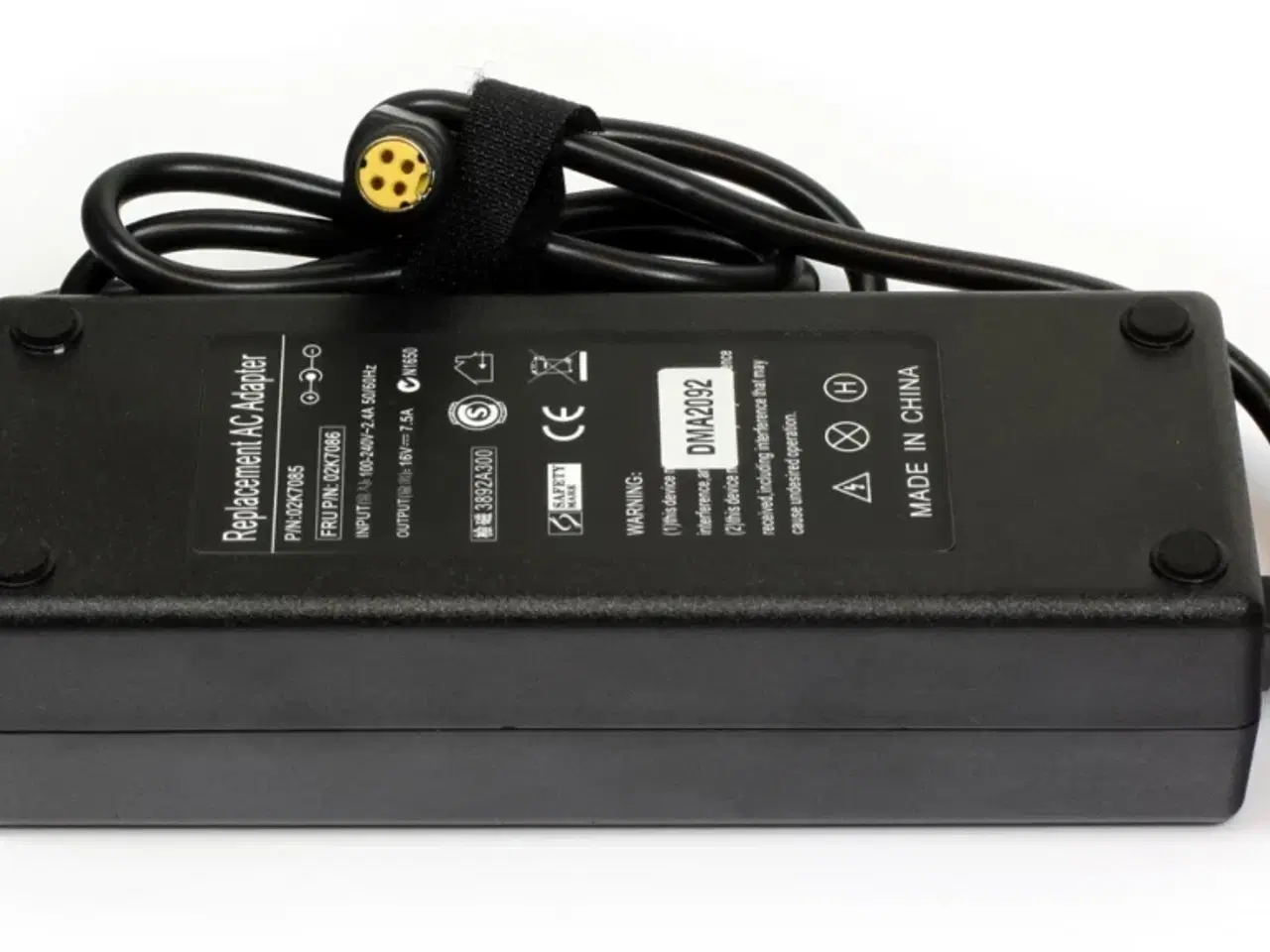 Billede 1 - IBM-Lenovo 120W 16V 7.5A strømforsyning med 4pin stik - Kompatibel