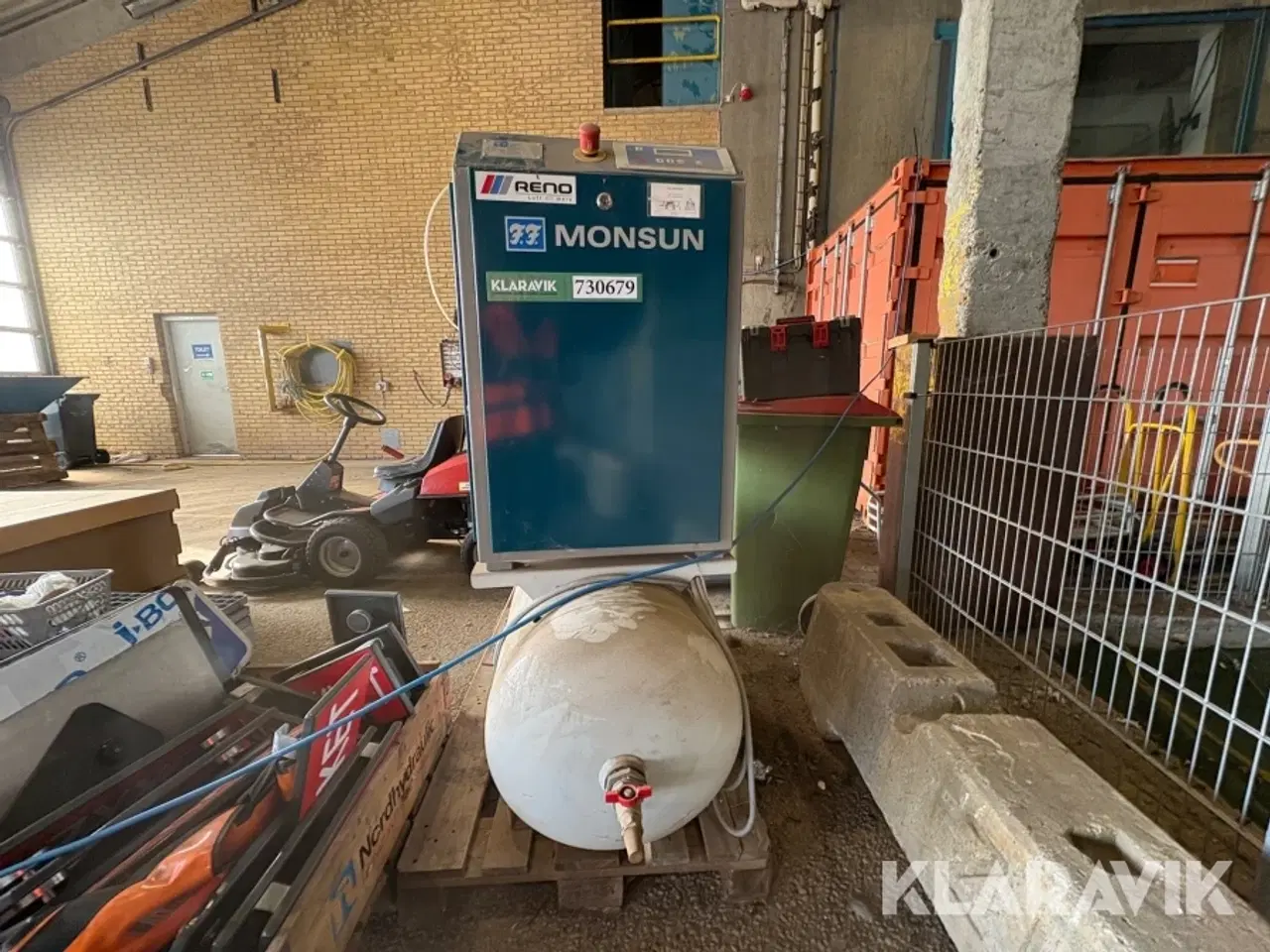 Billede 7 - Skruekompressor Reno F.F Monsun Air-E med lufttørreanlæg