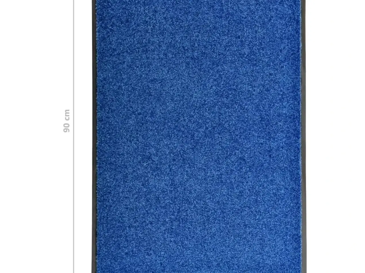 Billede 6 - Vaskbar dørmåtte 60x90 cm blå