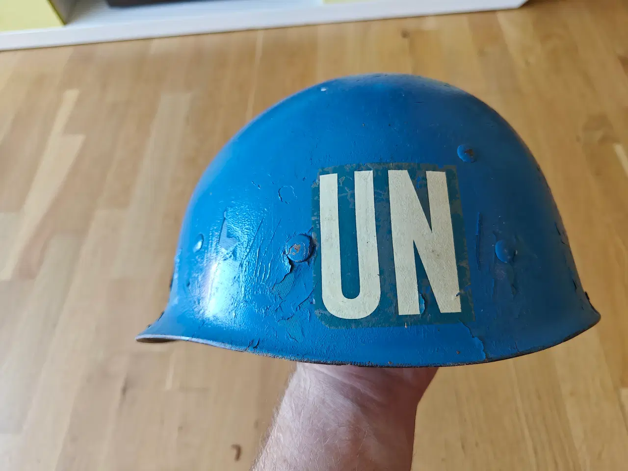 Billede 6 - UN militær blå liner med patina