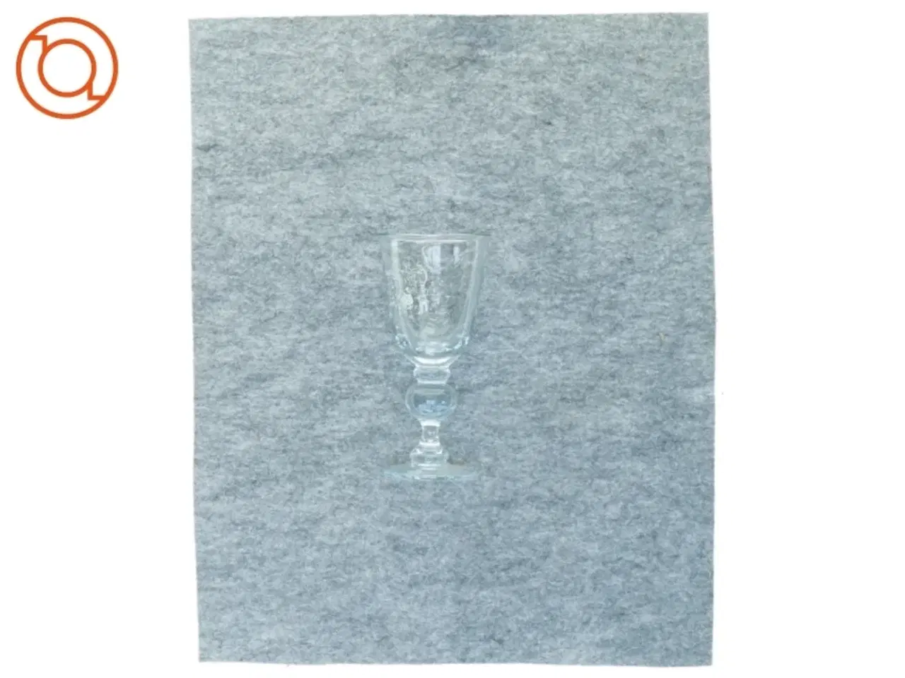 Billede 1 - Glas med H. C. Andersen motiv (str. 18 cm )