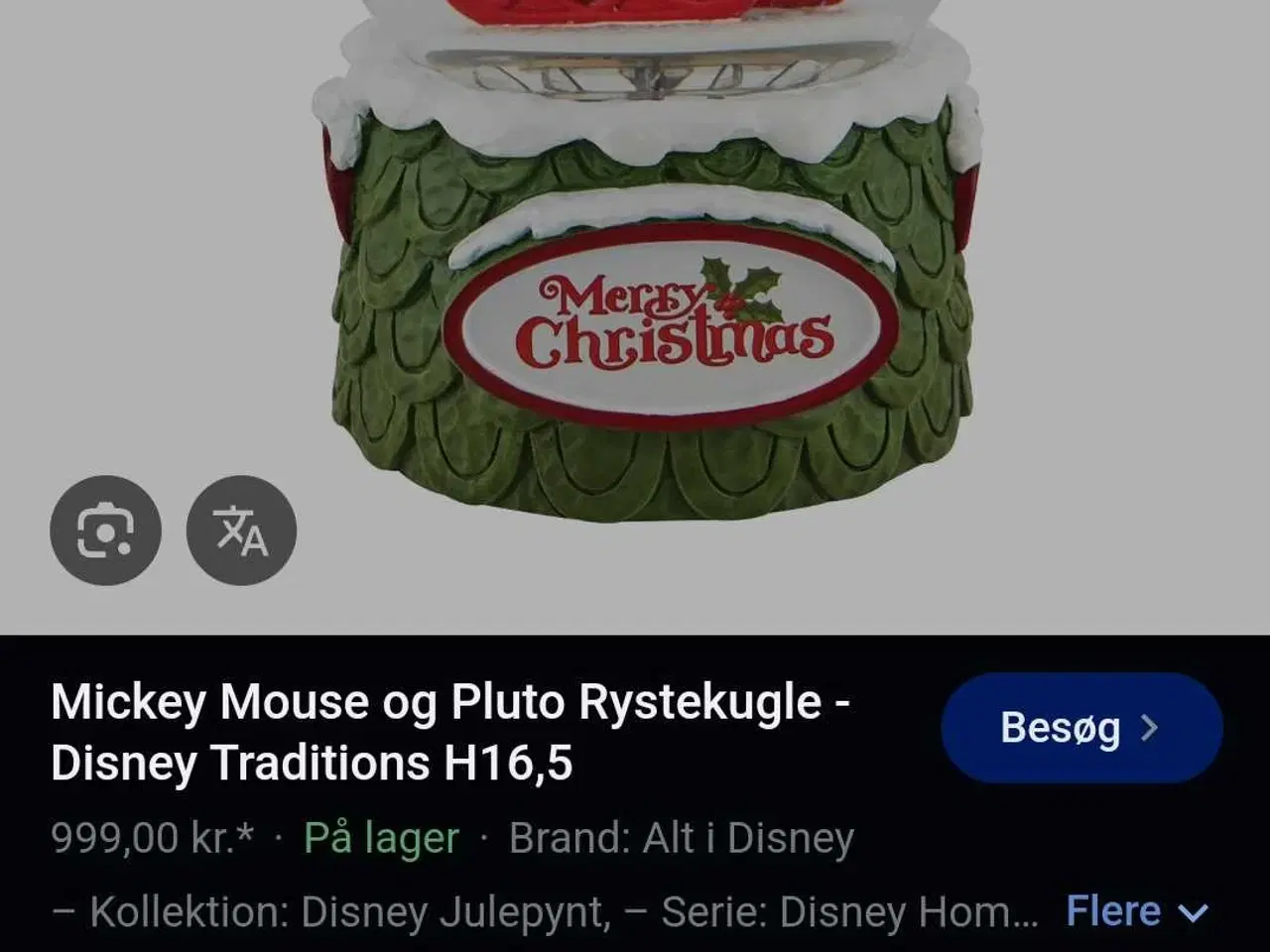 Billede 1 - Disney traditions julekugle med musik