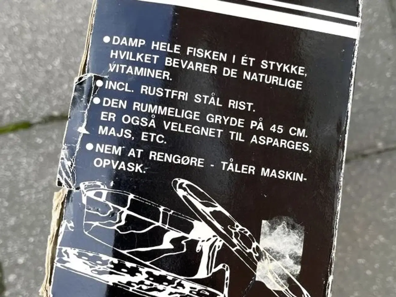 Billede 3 - Fiskegryde i rustfrit stål - har ikke været brugt