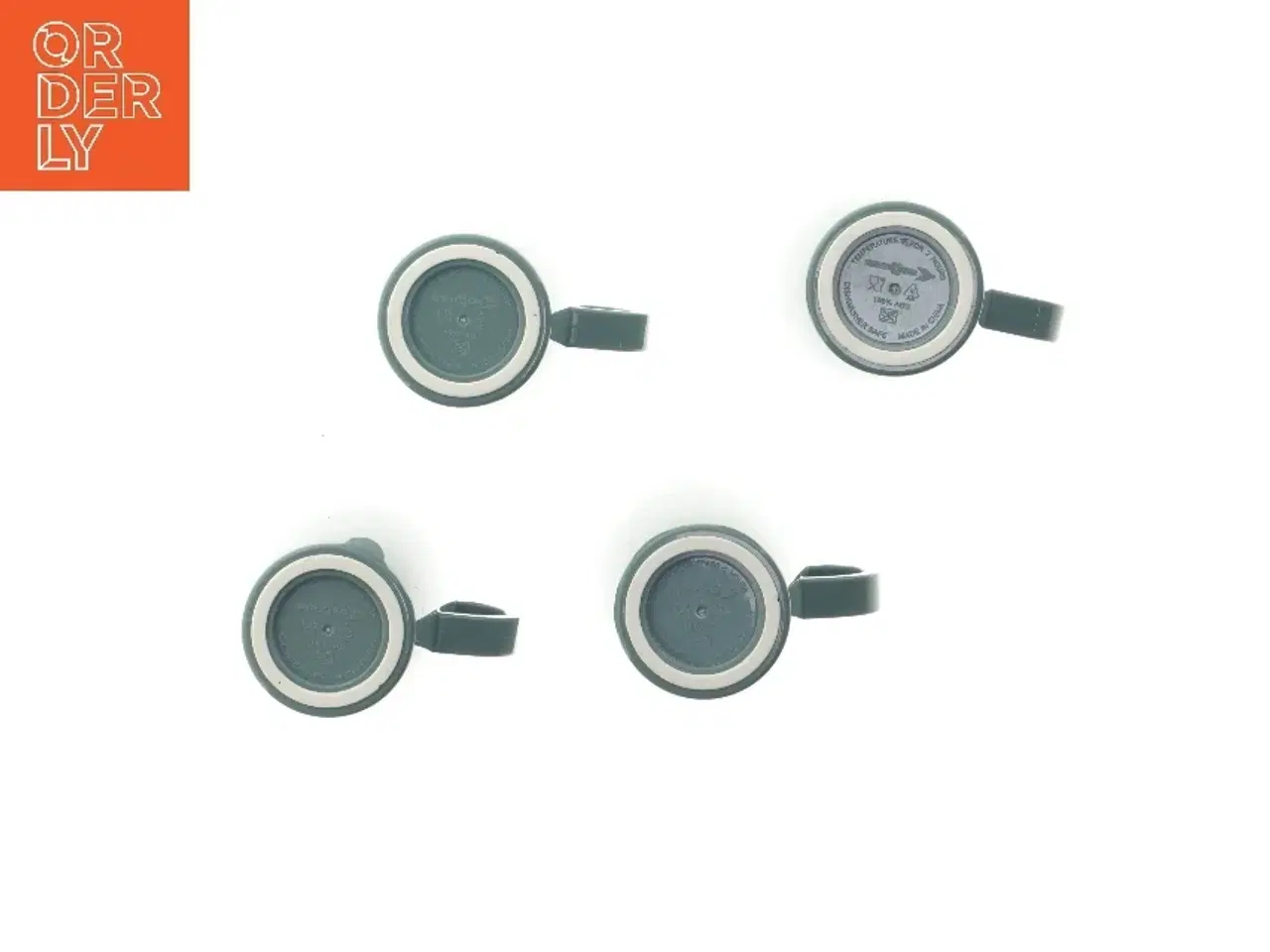 Billede 3 - Camping krus - Sæt af 4 turkise krus fra Brunner (str. 4 stk Ø 9 cm længde 10,5 cm)