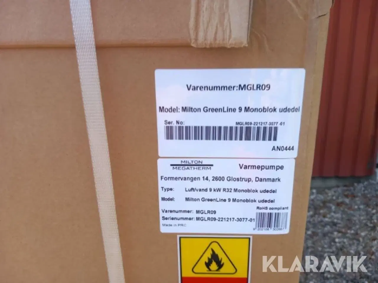 Billede 3 - Varmepumpe luft/vand Milton Greenline 9kW