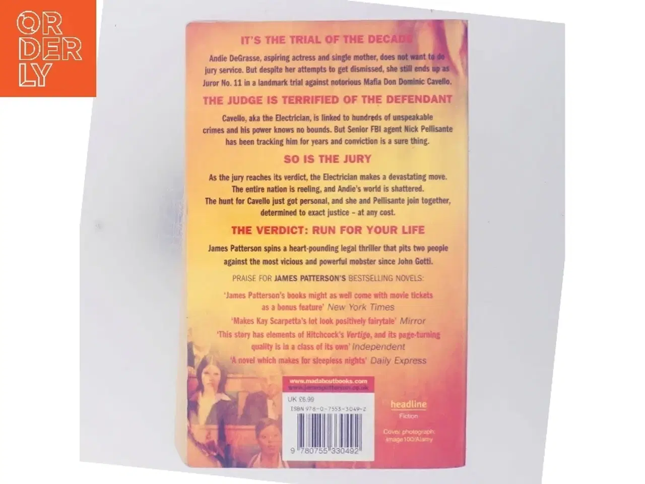 Billede 3 - Judge and Jury by James, Gross, Andrew Patterson af James Patterson and Andrew Gross (Bog)