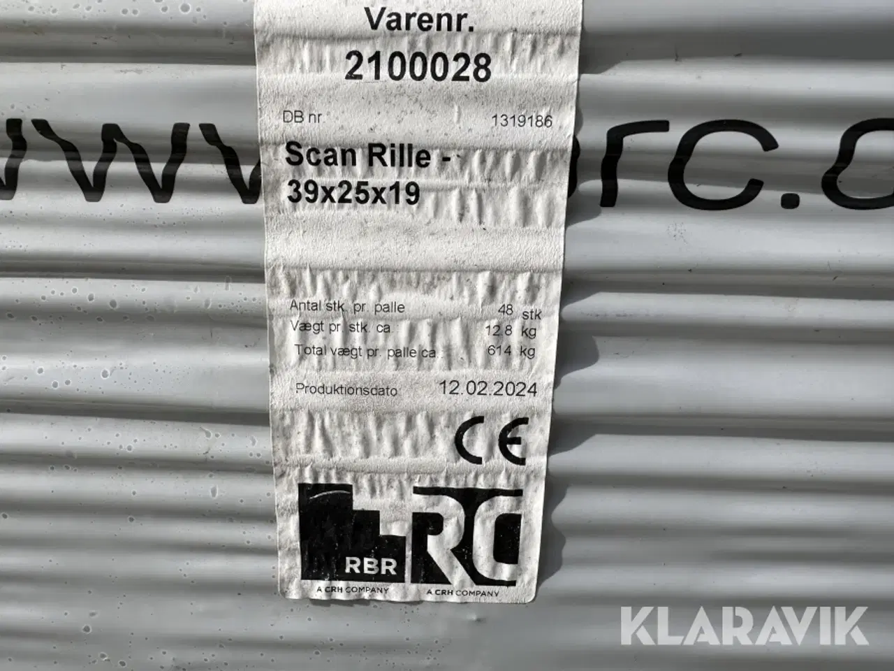 Billede 4 - Leca beton blokke SCAN RILLE Rc