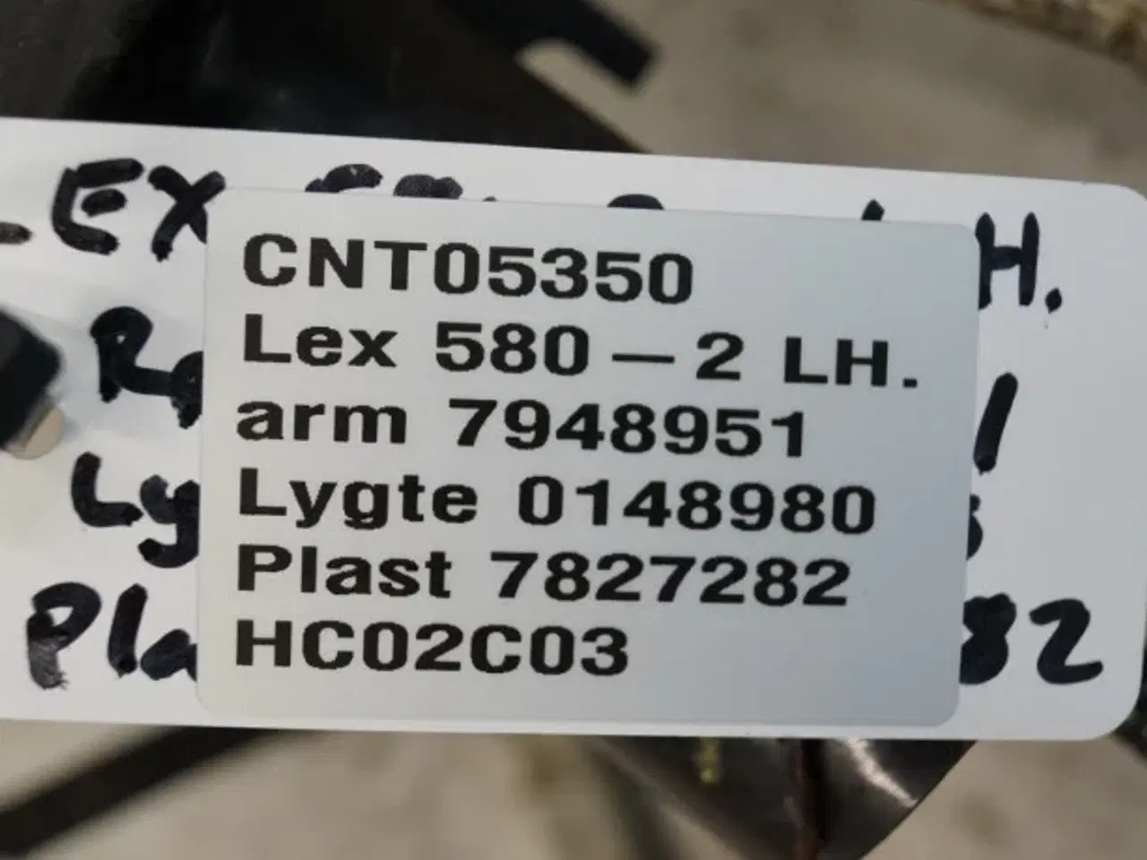 Billede 11 - Claas Lexion 580 L.H. Lygtearm 7948951