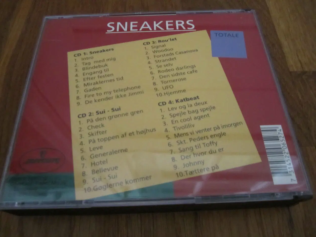 Billede 2 - SNEAKERS TOTALE 1994. 4 x Cd Box.