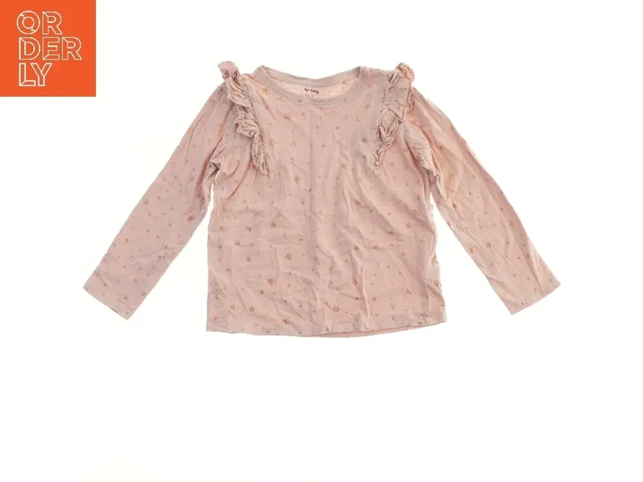 Billede 1 - Langærmet bluse med stjerneprint fra Sinsay (str. 122)