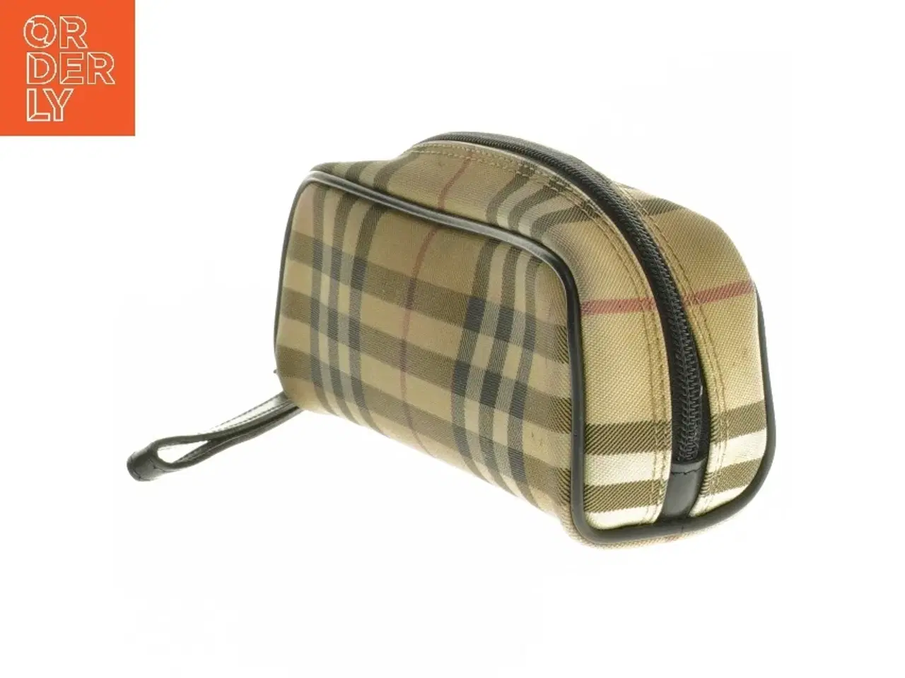 Billede 3 - Kosmetiktaske med tern fra Burberry (str. 6,5x18,5x6 cm)