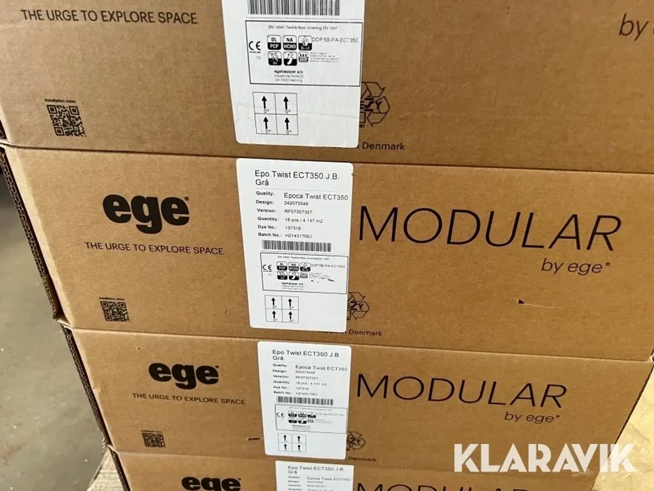 Billede 6 - Tæppefliser Ege 49,7 m2 Grå