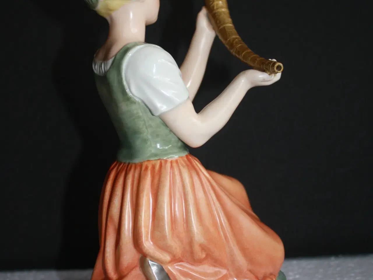 Billede 5 - Pige med guldhorn, Royal copenhagen