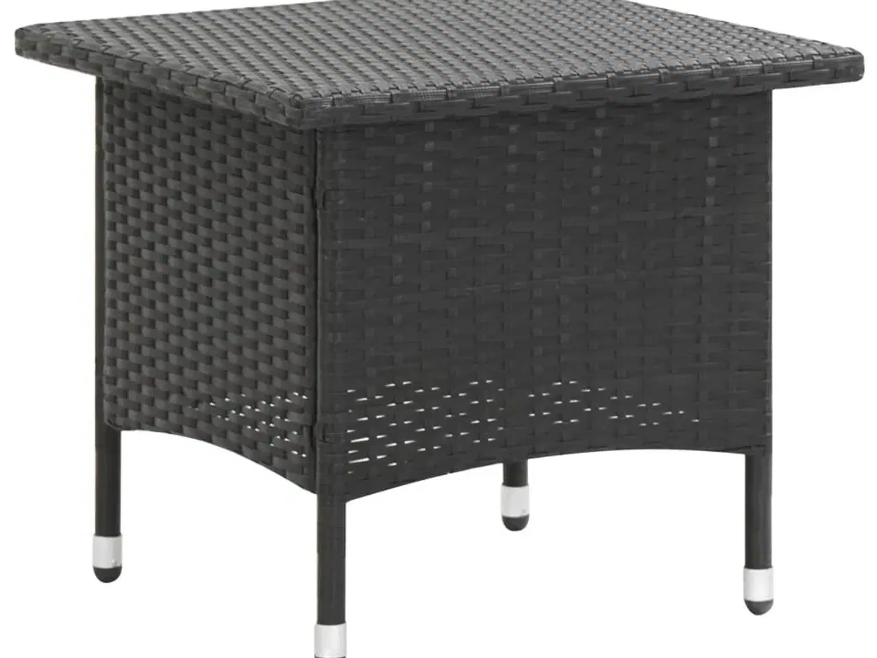 Billede 1 - Tebord 50 x 50 x 47 cm polyrattan sort