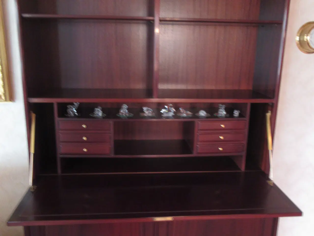 Billede 6 - Mahogni reol 3 sektioner
