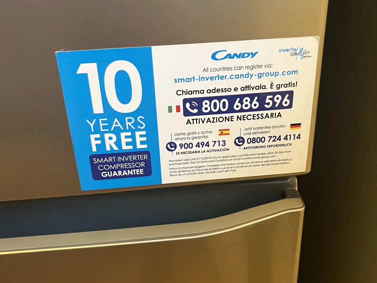 Billede 5 - En lækker dobbelt låget køle/fryseskab