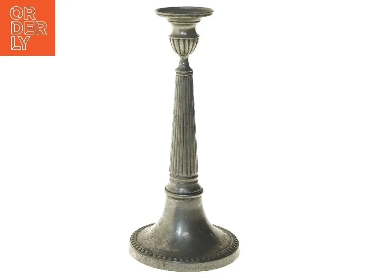 Billede 1 - Tin Metal lysestage 26 cm (str. 26 cm)