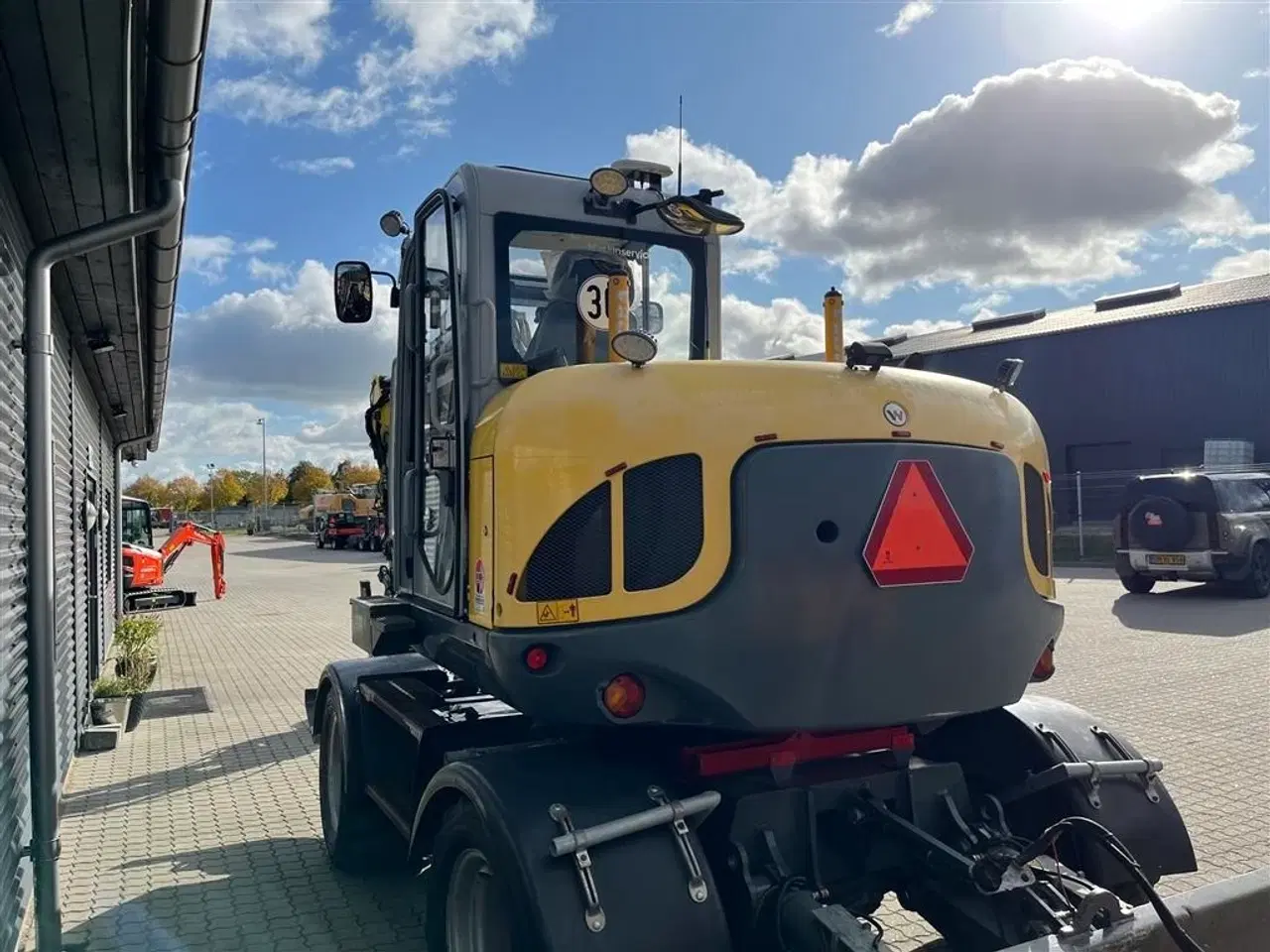 Billede 17 - Wacker Neuson EW 100  Gummihjuler med rotortilt, vogn og fuld skovlpakke