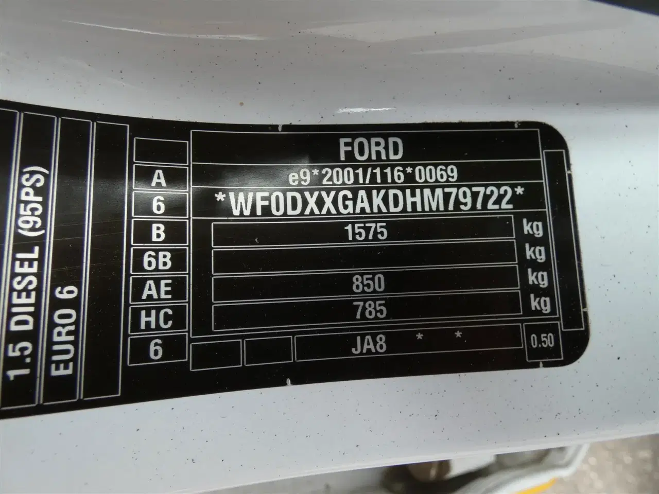 Billede 15 - Ford Fiesta 1,5 TDCi ECOnetic Trend 95HK 5d