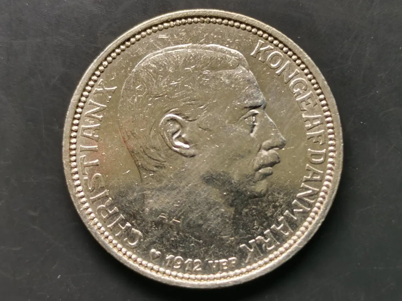Billede 1 - Sølvmønt 2 krone 1912