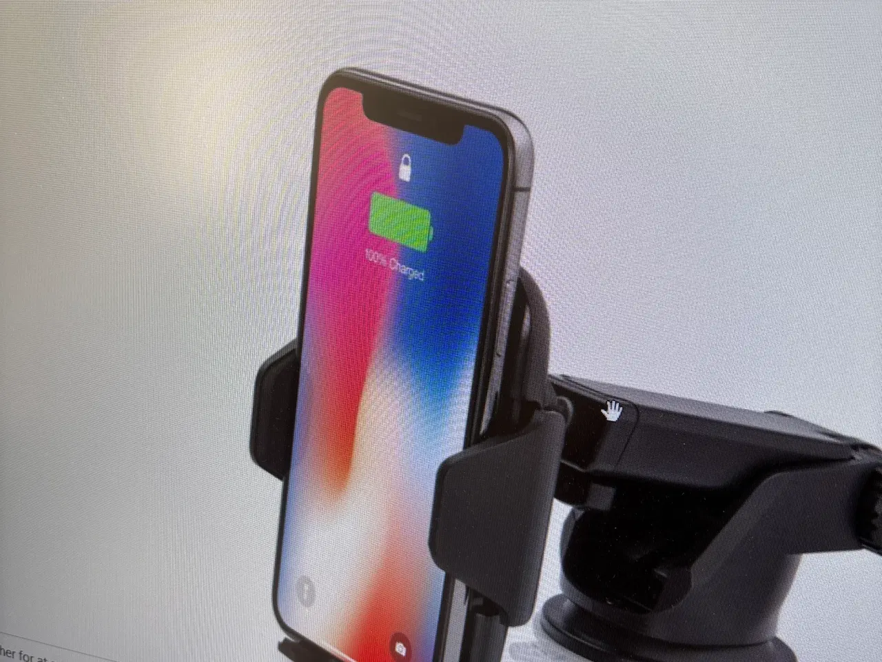 Billede 2 - Wireless charger holder t/instrumentbord