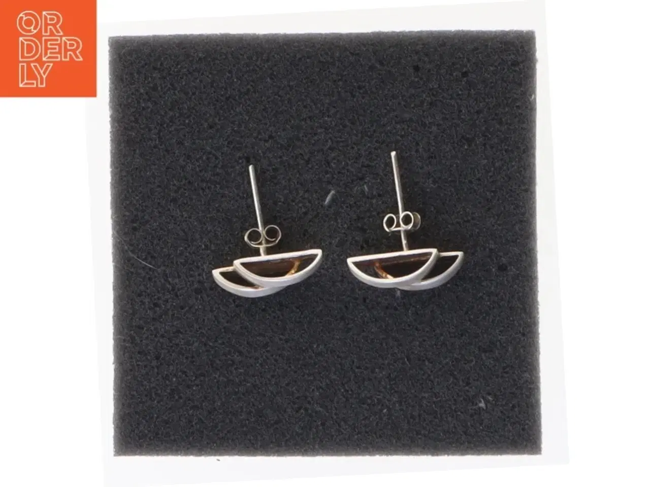 Billede 3 - Sølv øreringe (str. 1,8 x 0,5 cm)