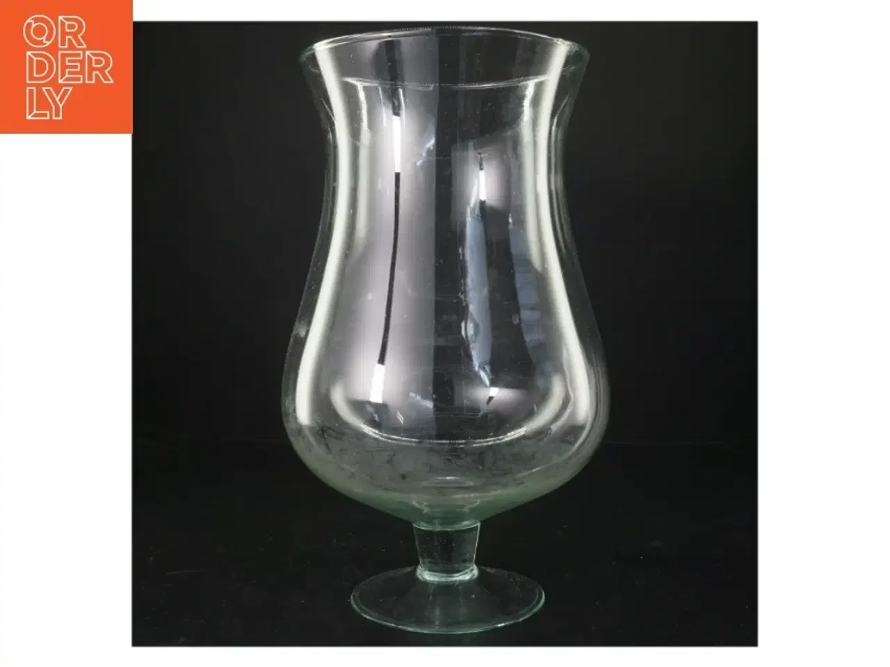 Billede 1 - Stor glasvase (str. 30x15 cm)
