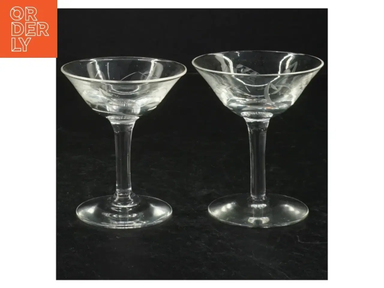 Billede 1 - Holmegaard Bygholm likørglas (str. 9. x 7 cm)