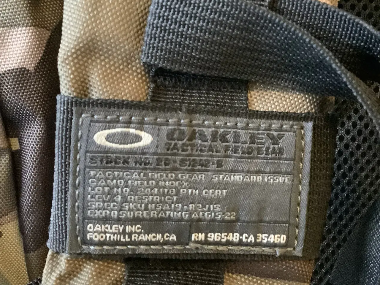 Billede 3 - Rygsæk/taske, ny, militærfarver
