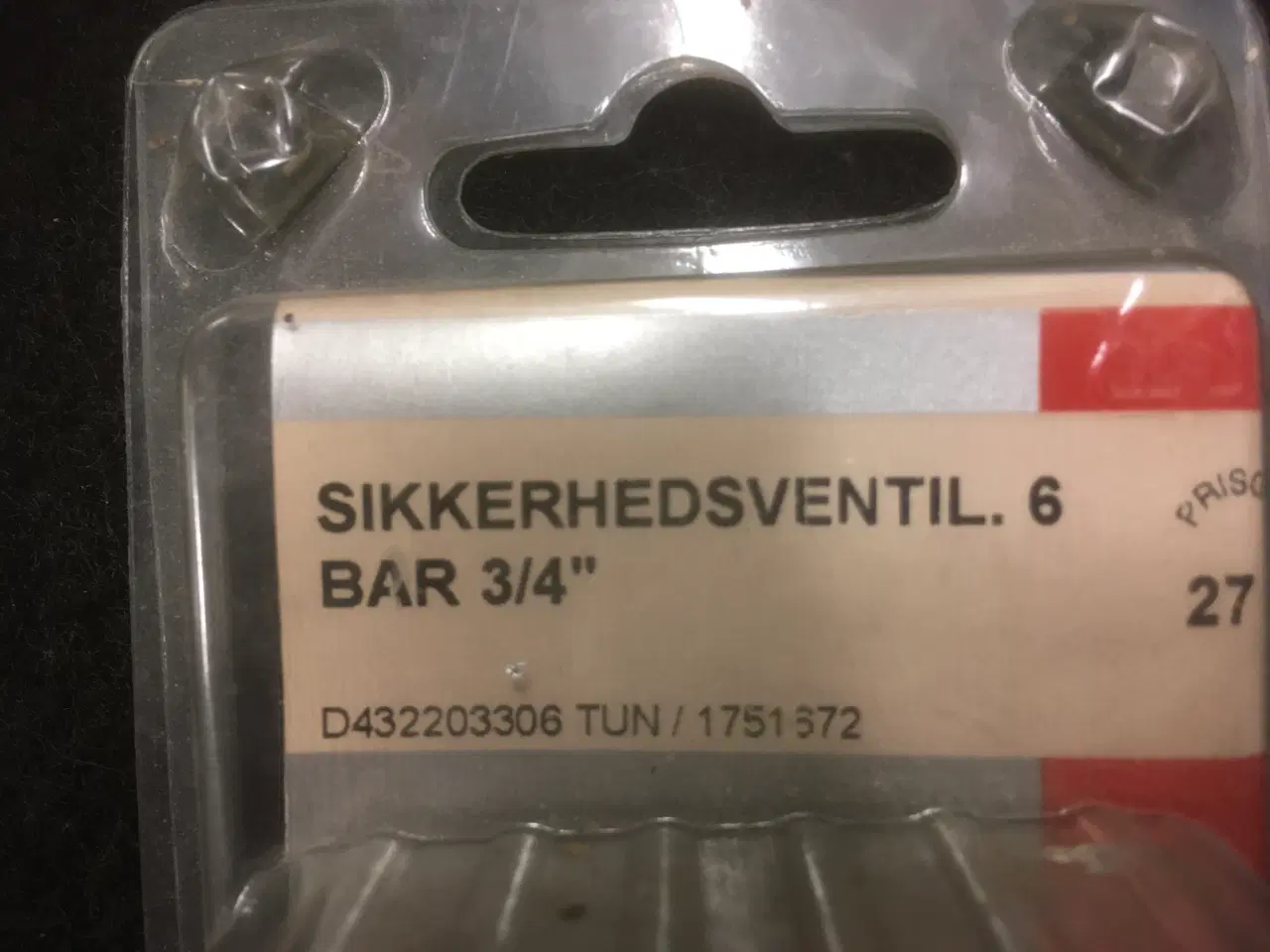 Billede 2 - Sikkerhedsventil