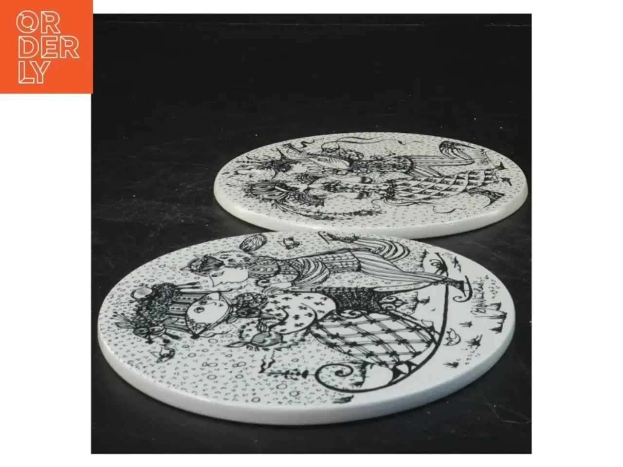 Billede 2 - Bjorn Wiinblad måneds platter fra Bjorn Wiinblad (str. Ø 15 cm)