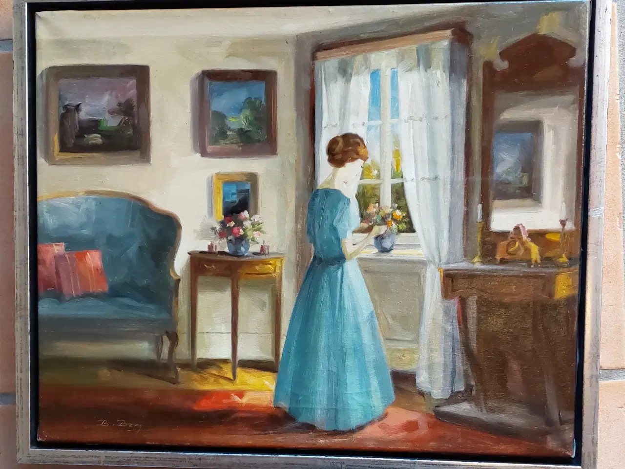 Billede 1 - BENTE BERG ( 1931 - ) oliemaleri