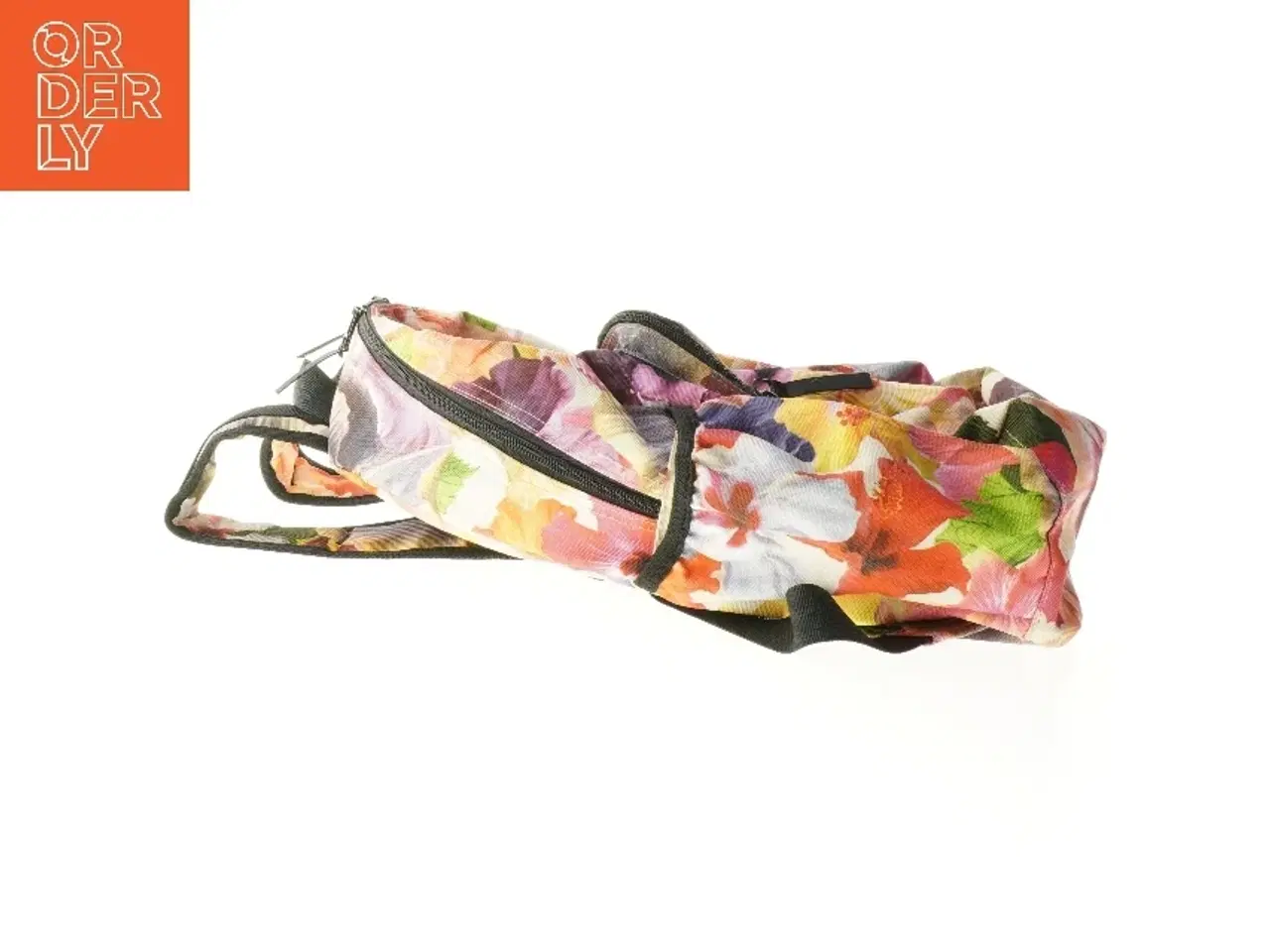 Billede 5 - Blomstret rygsæk (str. 32 x 36 cm)