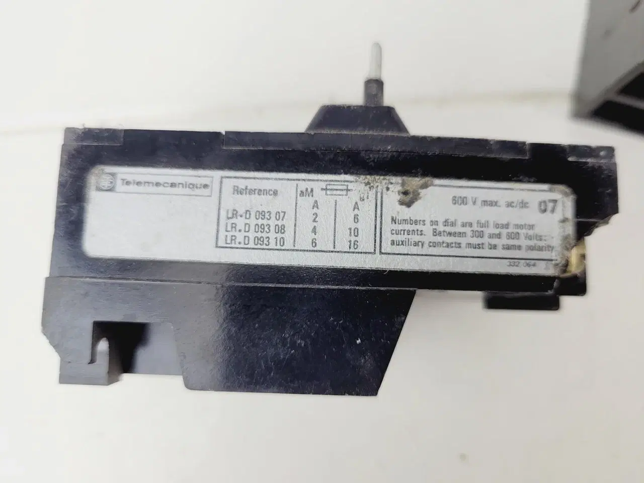 Billede 3 - Telemecanique LR1 D09 307 termisk relæ