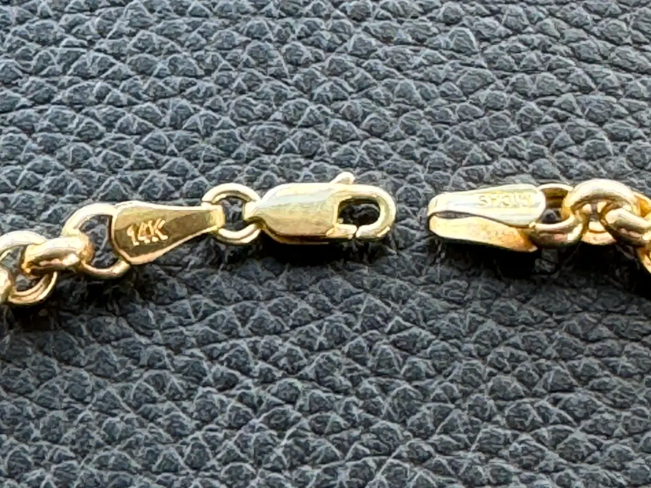 Billede 5 - Super flot moderne kæde i 14 kt. guld