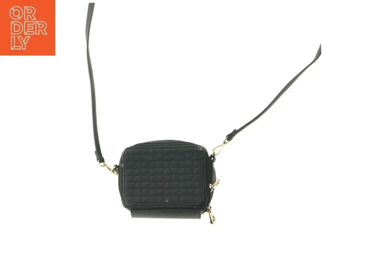 Billede 1 - Sort lille skuldertaske (str. 16,5x12,2 cm)