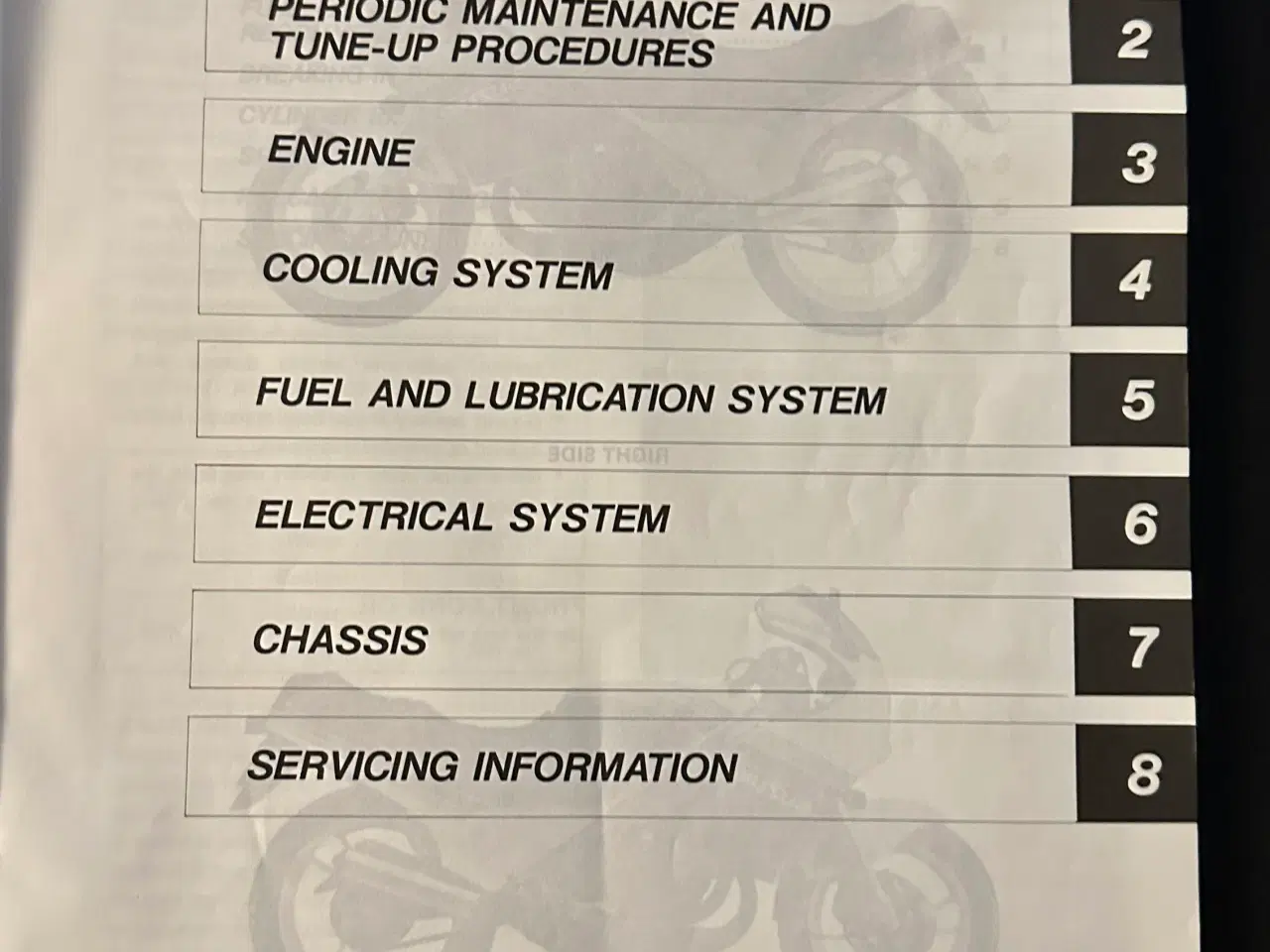 Billede 3 - Suzuki RG 250 servicemanual