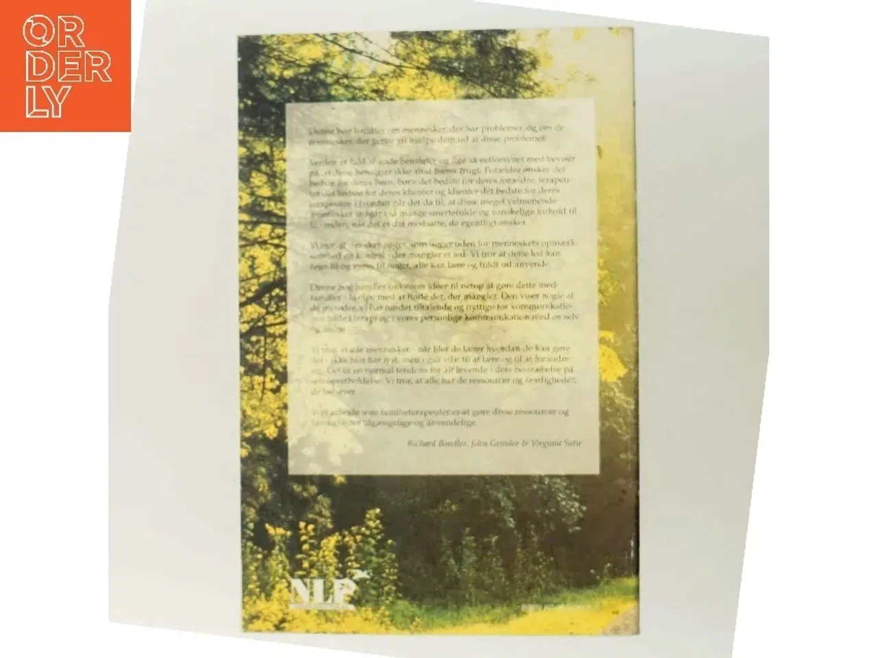 Billede 3 - Familien i terapi af Richard Bandler (Bog)